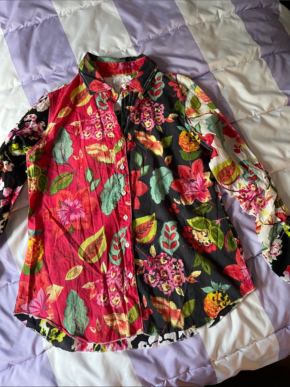 Cino Floral Blouse Size M